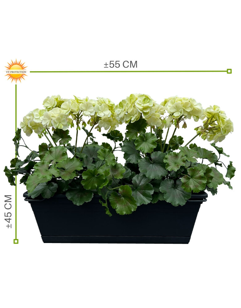 All-in one Kunst Geranium set  uv-bestendig All-in one Kunst Geranium set  uv-bestendig