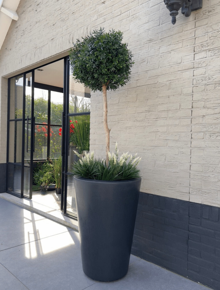 Outdoor Artificial Ilex ball on trunk 135 cm  UV protected