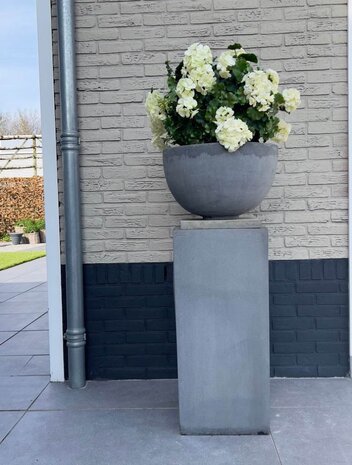 Geranium bulb artificial plant 50cm UV cream-white Geranium bulb artificial plant 50cm UV cream-white