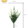 Lavender artificial plant bouquet 30cm UV cream-white Lavender artificial plant bouquet 30cm UV cream-white