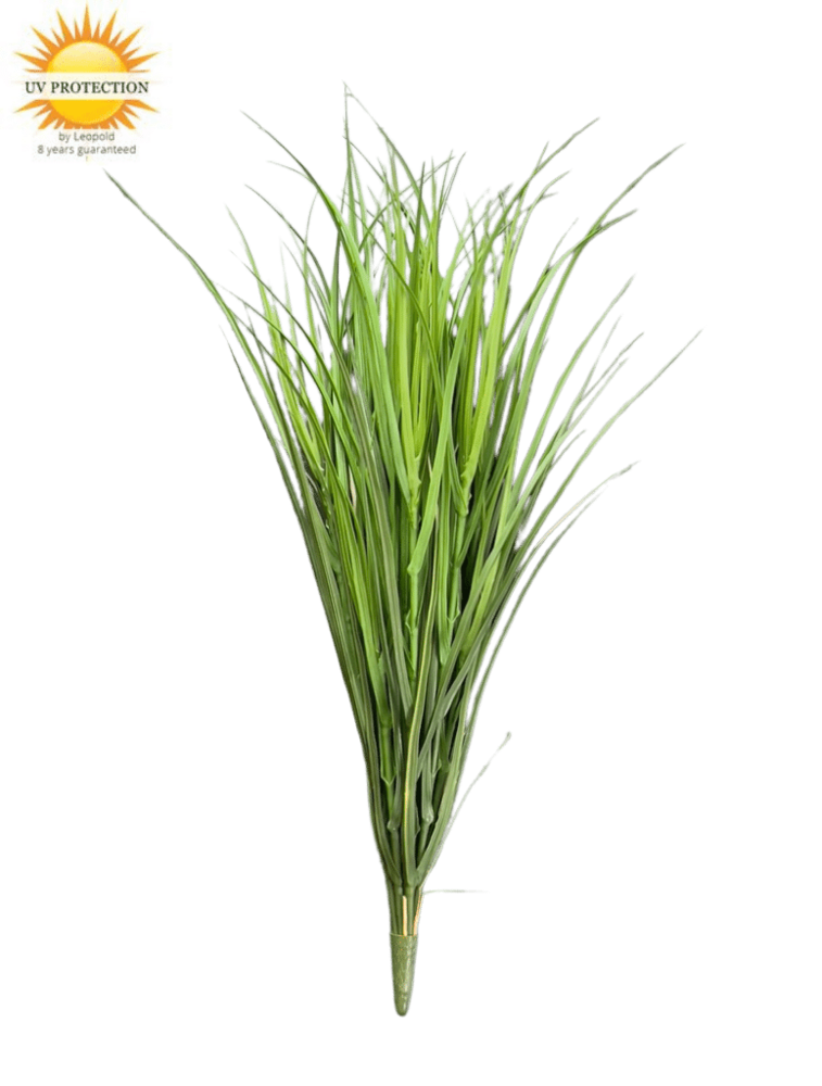 Buiten kunst Rietgras Deluxe 80cm UV groen Buiten kunst Rietgras Deluxe 80cm UV groen
