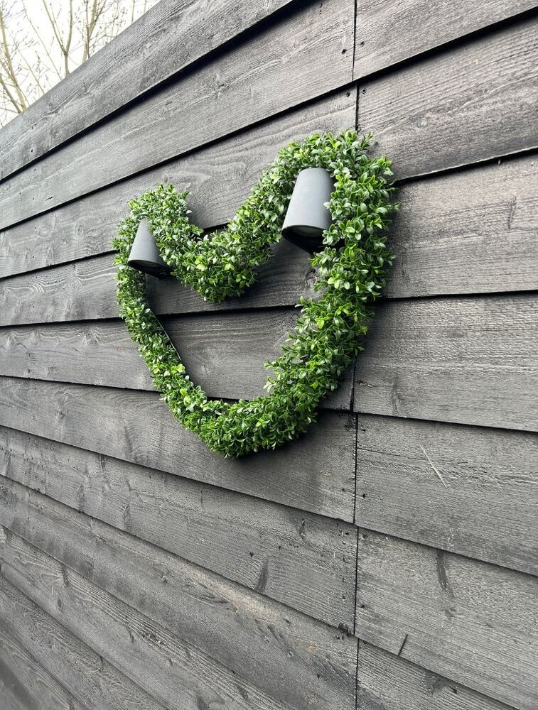 Outdoor Artificial Boxwood Garland 180cm UV-protection