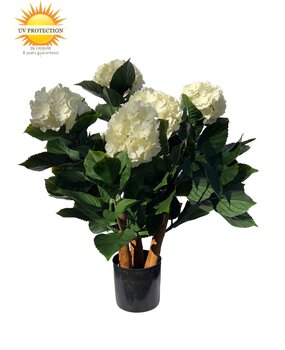 Artificial Hydrangea white L 65cm