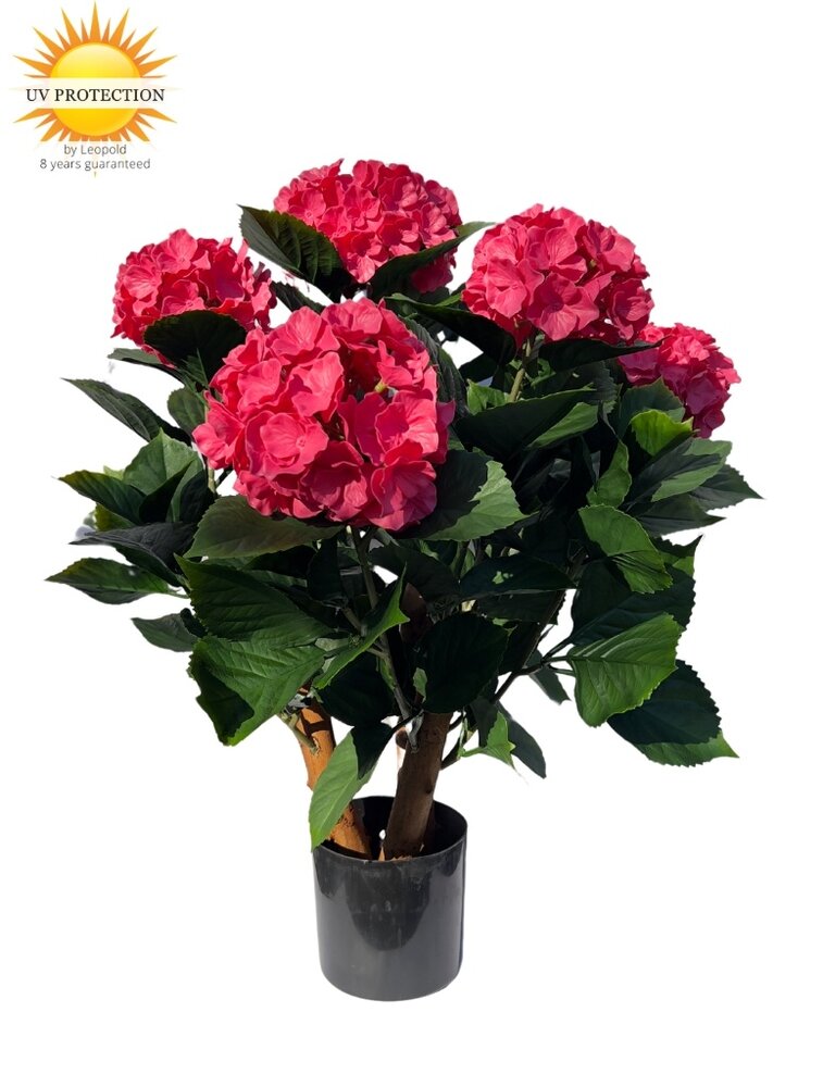 Buiten Kunst Hortensia roze L 65cm UV bestendig Buiten Kunst Hortensia roze L 65cm UV bestendig