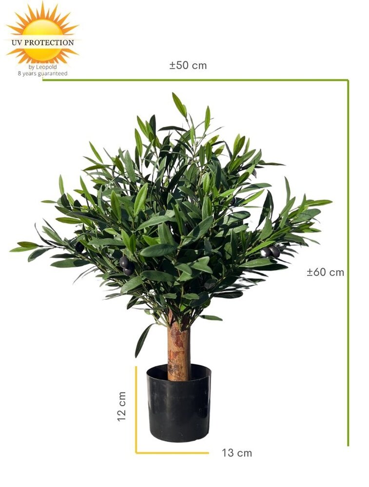 Outdoor Artificial Olive tree 50cm UV