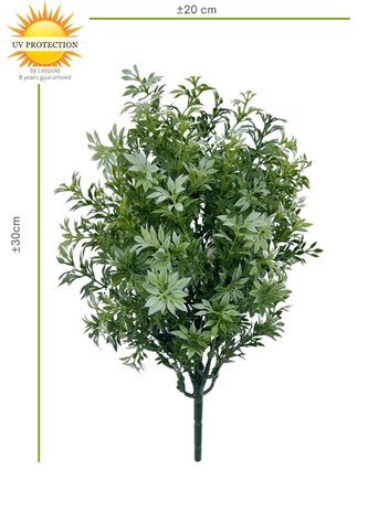 Eucalyptus artificial plant with UV protection.