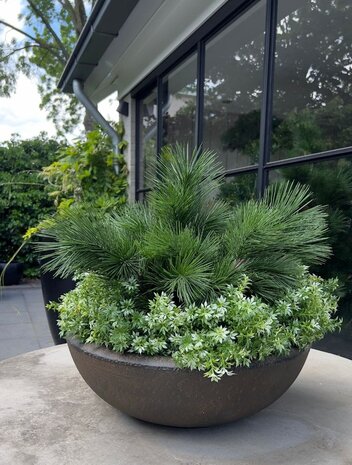 Eucalyptus artificial plant with UV protection.