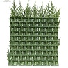 Luxury outdoor artificial Conifer mat x77 tips for wall covering UV protected Luxury outdoor artificial Conifer mat x77 tips for wall covering UV protected