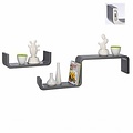 Design wall shelves - 3 piece set - Multiple colours