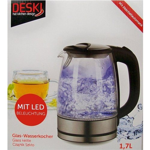 Glass Kettle 1.7L with LED lighting