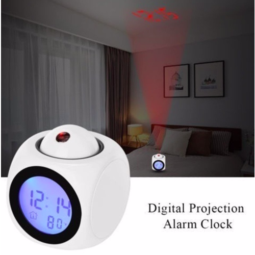 Alarm with projection clock