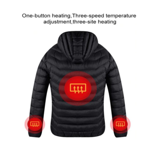 Electrically heated jacket (by USB)