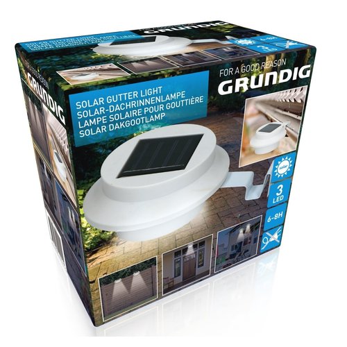 Grundig Grundig - Solar fence and roof gutter lamp