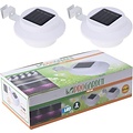 Pro Garden Progarden - Solar schutting- en dakgootlamp - set van 2