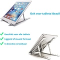 Laptop en tablet Standaard - Verstelbaar en Opvouwbaar - Aluminium