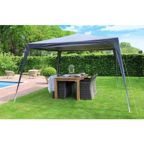 Lesli Living Partytent - In Wit  & Antraciet