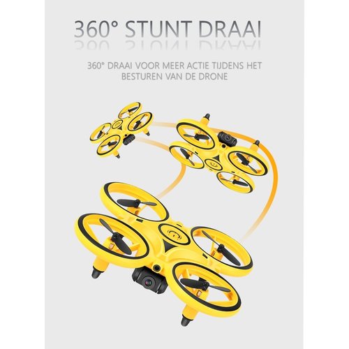 Mini Drone - Y222 - With camera and remote control - Yellow