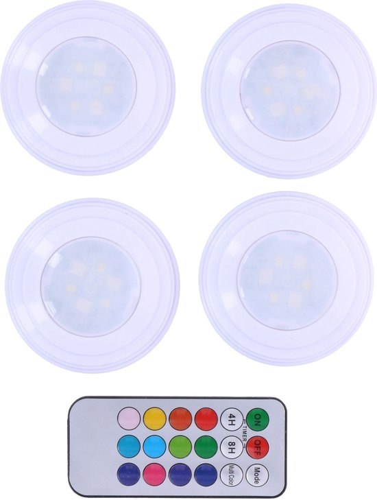 vanavond Elasticiteit Evalueerbaar Grundig - Wireless multi-color LED lamp set incl. Remote control (5-piece)