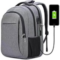 33L Backpack with 15.6 Inch Laptop Compartment - Splashproof Anti-theft Backpack With USB