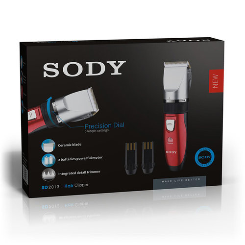 SODY SODY - SD2013 - Trimmer Set - Rechargeable - Red & Gold