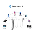 New Bee - Wireless headset - Bluetooth 5.0 - Noise cancelling - Silver