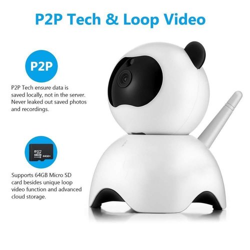 Baby monitor - IP-Camera - Panda Bear