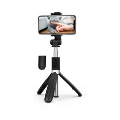 3-in-1 Selfie Stick - Tripod - Bluetooth - Black