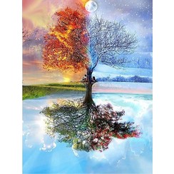 Painting by number - Adults - 4 Seasons