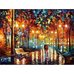 Parya Official - Painting by number - Walking in the rain