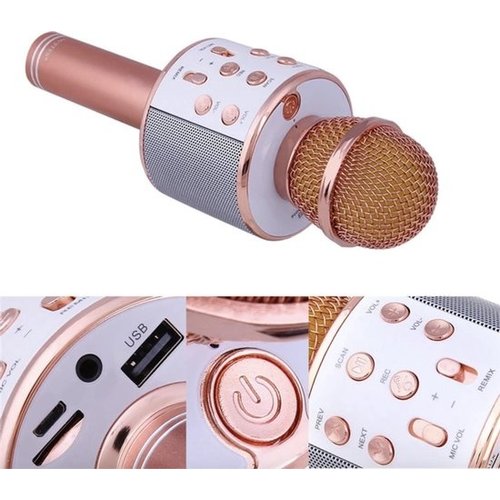 Karaoke Microphone - Wireless - Bluetooth Connection