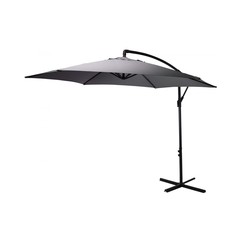 Pro Garden - Floating parasol - Ø3 M - Grey & light grey