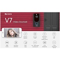 Eken V7 - Video Doorbell HD - Incl. Rechargeable Batteries + Gong