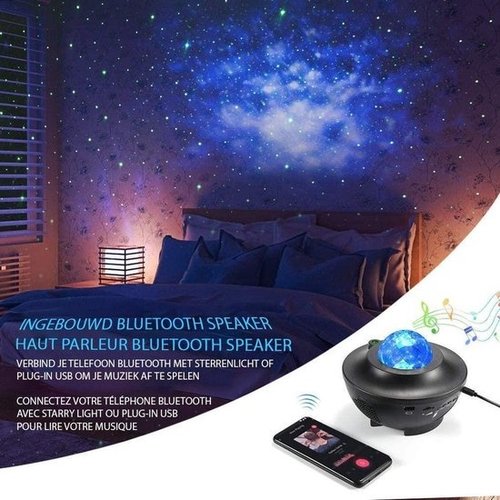 Starlight - Projector - Includes music - Bluetooth & USB connection