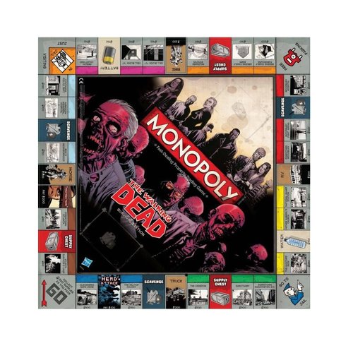 Monopoly - The Walking Dead - Party game - English board game