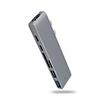 Parya Official - Pro Dock X USB C HUB - Docking Station - Grey