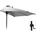 Pro Garden Parasol - Half Round - Balcony Parasol - 250 cm