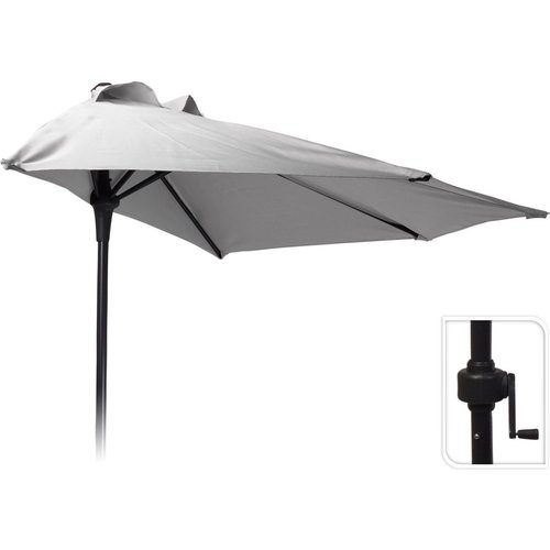 Pro Garden Parasol - Half Rond - Balkonparasol - 250 cm -