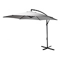 Pro Garden Pro Garden - Floating parasol - Ø3 M - Grey & light grey