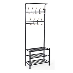 Parya Home - Multifunctional Wardrobe With Coat Rack And Shoe Rack - EV