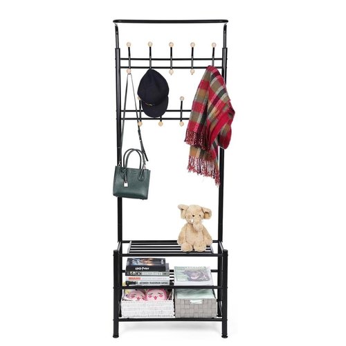 Parya Home - Multifunctional Wardrobe With Coat Rack And Shoe Rack - EV