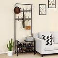 Parya Home - Multifunctional Wardrobe With Coat Rack And Shoe Rack - EV