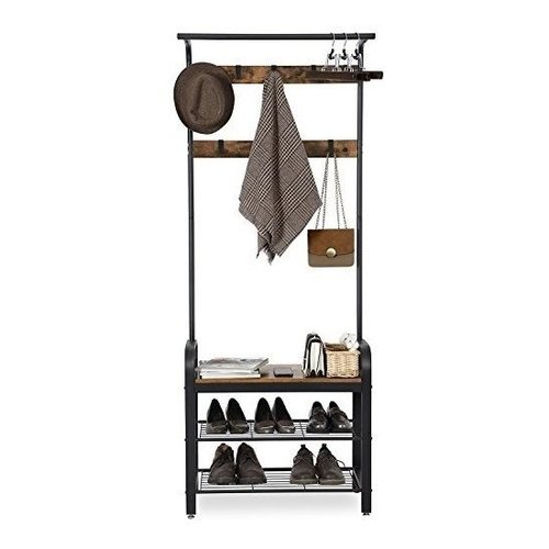 Parya Home - Coat Rack With Bench