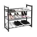 Parya Home -  3 Layer Shoe Rack - 12 Pair of Shoes