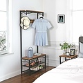 Parya Home - Coatrack With 3 Shelves - Incl. shoe rack