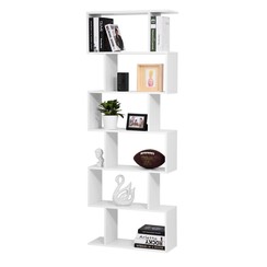 Parya Home - Wooden Bookcase - 6 Levels
