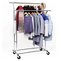 Parya Home - Adjustable clothes rack - Silver