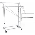 Parya Home - Adjustable clothes rack - Silver