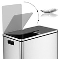 Parya Home - Trash bin 60L - Waste separation system - Stainless Steel