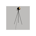 Standing floor lamp black metal H 136 Cm  -Industrial look