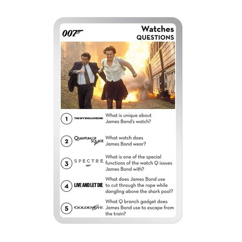 Top Trumps - Limted Edition - Quiz - 007 James Bond - Engelstalig